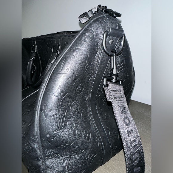 Louis Vuitton Keepall Bandoulière 50 - Black Monogram Eclipse - Picture 7 of 9